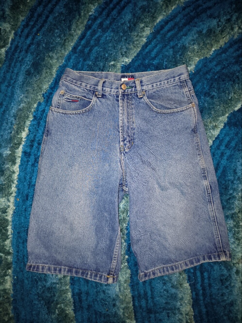 Vintage Tommy Hilfiger Mens Jean Shorts Size 29